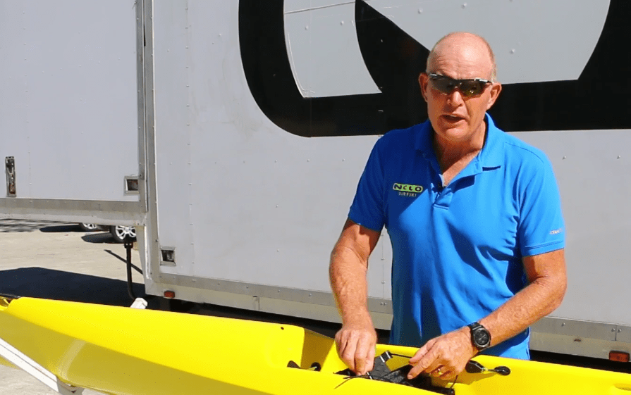 Oscar Nelo Surfski Footplate Adjustment Video