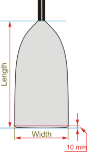 canoe extra wide paddle dimensions