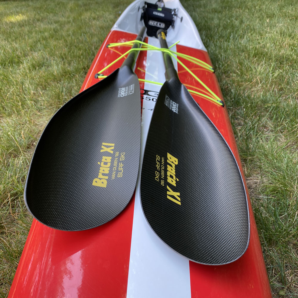 Surfski Racing Paddle Matte Black