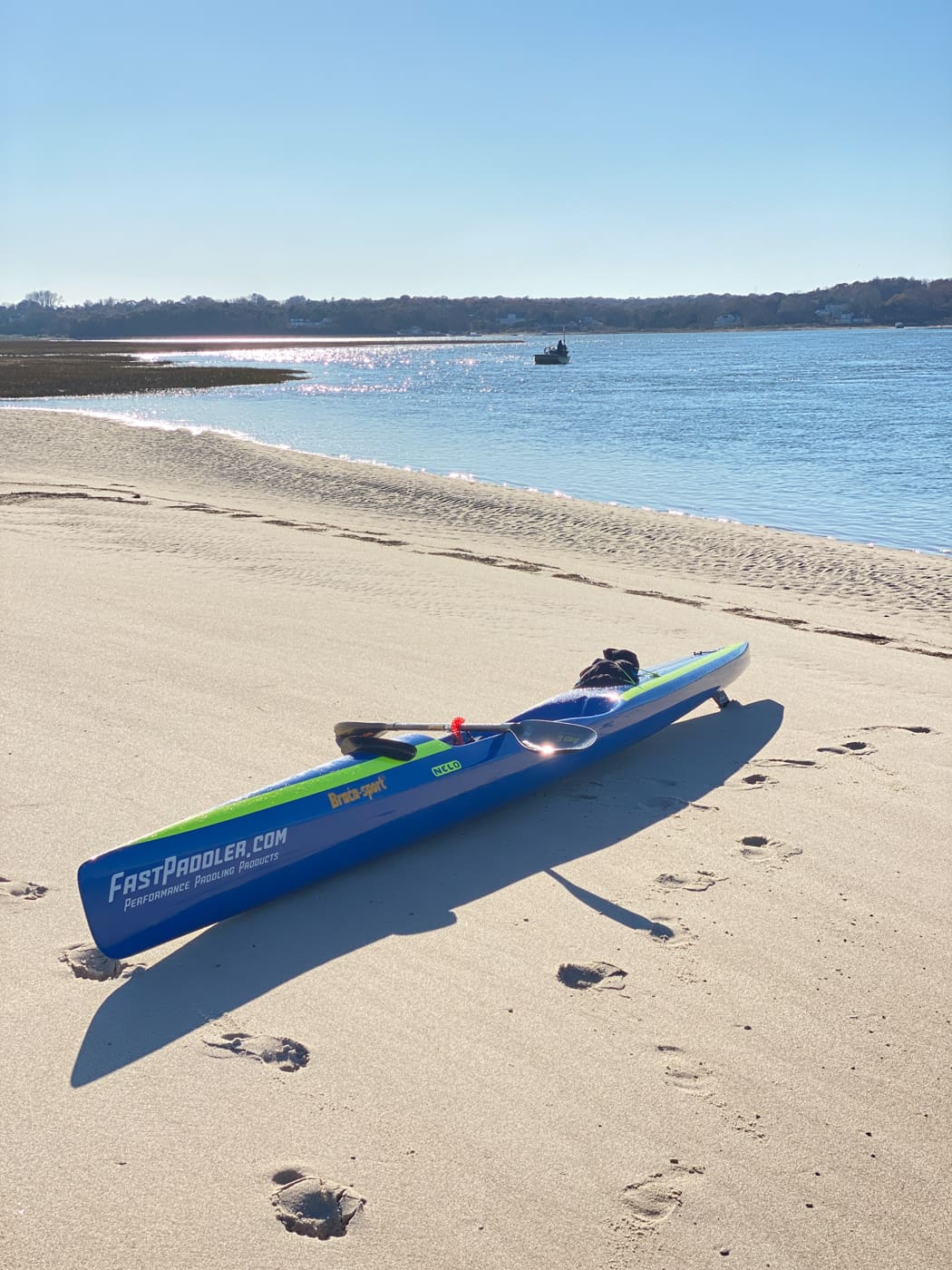Nelo 550 Review - image of Blue Nelo 550 G1 at Nauset Cove, Cape Cod
