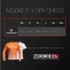 size chart for surfki paddling shirts