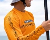 warm weather surfski shirt. paddling shirt for performance kayakers