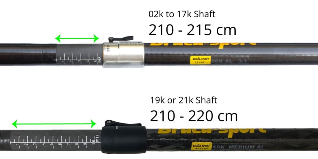 custom carbon shafts for kayak wing paddles